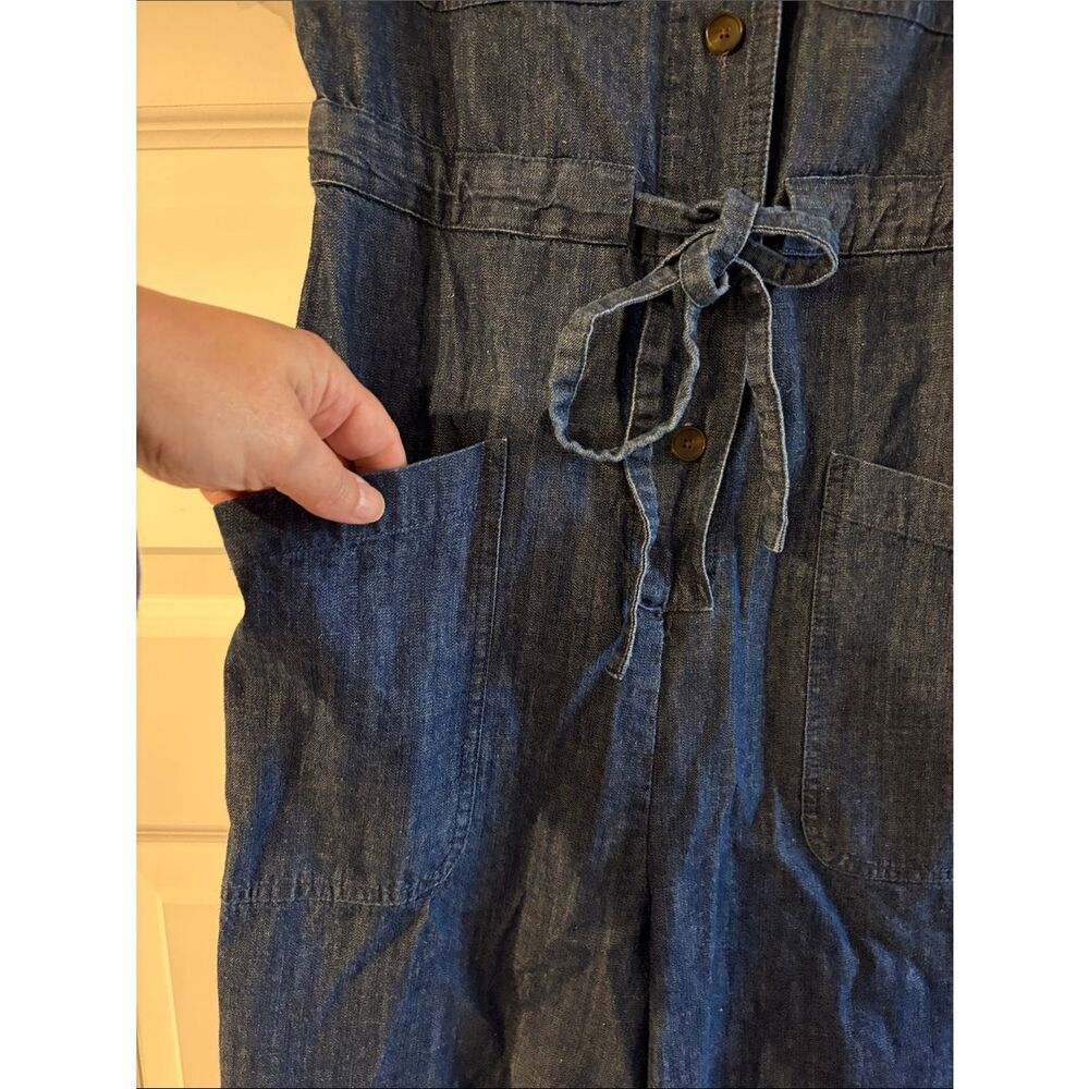 Marine Layer Joni Denim Jumpsuit - Picture 4 of 9
